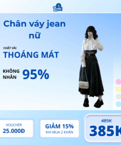 Chân váy jean nữ  (LM-CV-003)