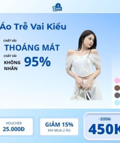 Áo trễ vai kiểu -Thanh Lịch, Nữ Tính và Quyến Rũ-LM-TV-001