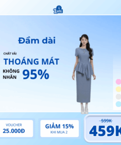 Đầm dài công sở
