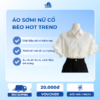 Áo Sơ Mi Nữ Cổ Bèo Tiểu Thư Dịu Dàng