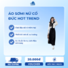Áo Sơ Mi Nữ Cổ Đức Basic Cao Cấp