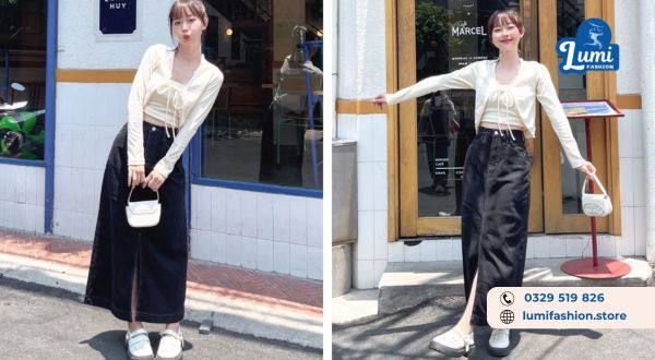 Nguyên tắc vàng khi chọn váy cho người thấp