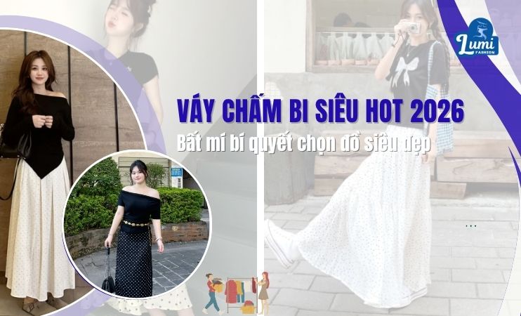 váy chấm bi 2026
