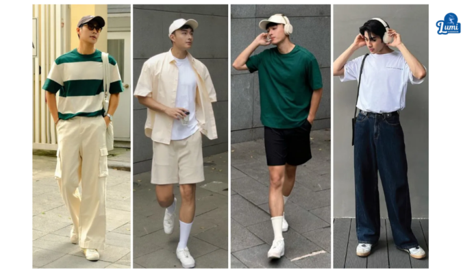 Áo Thun Trơn Lumi Basic unisex nam nữ