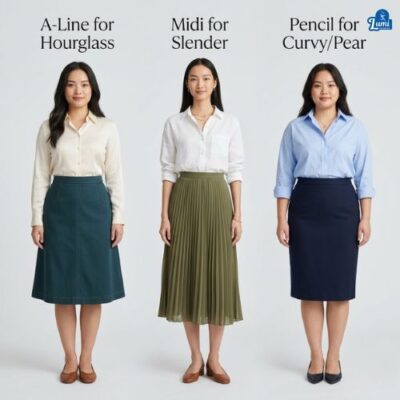 Cách chọn chân váy theo hoàn cảnh và dáng người